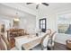 Dining area featuring modern decor, wood flooring, and a breakfast area nearby at 2916 Cavalcade Cir, Johns Island, SC 29455