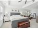 Main bedroom featuring tray ceilings, carpet flooring, and natural light at 2916 Cavalcade Cir, Johns Island, SC 29455