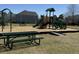 Community playground featuring a picnic table and play structures at 3059 Adventure Way, Ladson, SC 29456
