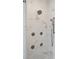 Shower with marble walls, multiple body jets, and a handheld shower head at 384 Blowing Fresh Dr, Charleston, SC 29492