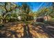 Large backyard with mature trees, providing ample shade and privacy for outdoor enjoyment at 562 Fort Johnson Rd, Charleston, SC 29412