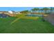 Expansive backyard with a scenic pond view, perfect for outdoor enjoyment at 607 Silver Spruce St, Summerville, SC 29486