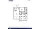 Floor plan showcasing the layout of the home, including the living room, kitchen, bedrooms, and bathrooms at 6226 Gritman Dr, Hollywood, SC 29470