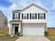 Charming two-story home featuring a two-car garage, tidy landscaping, and a welcoming front entrance at 717 Pisces Ln, Summerville, SC 29486