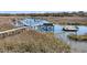 Waterway view with private docks at 741 Creekside Dr, Mount Pleasant, SC 29464