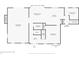Floorplan showing the general layout of the first floor of the house with dimensions at 741 Creekside Dr, Mount Pleasant, SC 29464