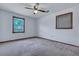 Bedroom features neutral walls, carpet and two windows at 7659 Allwood Ave, North Charleston, SC 29418
