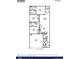 Detailed floor plan of The Downing featuring multiple bedrooms, bathrooms, and an open-concept living area at 8018 Rackham Rd, Hollywood, SC 29470