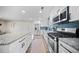 Open concept kitchen featuring stainless steel appliances and granite countertops at 914 King Richard Dr, Charleston, SC 29407