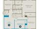 Detailed floorplan showcases the layout of the second floor with bedrooms, bathrooms and laundry at 123 Royal Cainhoy Way, Huger, SC 29450