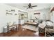 Comfortable living room boasts ample seating, and seamless flow into the kitchen area at 1515 Devons St, Charleston, SC 29412