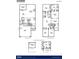 Detailed floor plan showcasing the layout of a two-story home with various room options at 182 E Pinckney St, Lincolnville, SC 29485
