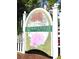 Welcome to Summerville sign with floral decoration announcing it is The Flower Town in the Pines at 182 E Pinckney St, Lincolnville, SC 29485