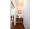 Hallway niche with furniture featuring wood grain accents and modern decorations at 2107 Nicholas David Path, Johns Island, SC 29455
