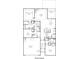 Detailed first floor plan featuring an owner's suite, spacious living area, and modern kitchen at 2179 Macallan Blvd, Ravenel, SC 29470