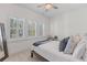 Bright bedroom with plantation shutters providing natural light and privacy at 233 Ashmont Dr, Wando, SC 29492