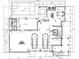 Detailed blueprint showcasing the home's layout, including the garage, pool, and interior spaces at 2607 Cameron Blvd, Isle of Palms, SC 29451