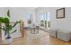 Bright sitting area featuring hardwood floors and outdoor access at 2607 Cameron Blvd, Isle of Palms, SC 29451