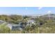 Charming neighborhood view showcases the ocean and surrounding greenery at 2607 Cameron Blvd, Isle of Palms, SC 29451
