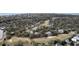 Aerial view of the community featuring golf course, mature trees, and distant ocean views at 263 Sea Cloud Cir, Edisto Island, SC 29438