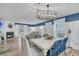 Bright and airy living area with modern furnishings, a fireplace, and access to a patio at 263 Sea Cloud Cir, Edisto Island, SC 29438