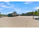 Community area with volleyball court and nearby pavilion for social gatherings and beachside enjoyment at 263 Sea Cloud Cir, Edisto Island, SC 29438