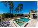 Exterior backyard showcasing a pool, jacuzzi and lounge chairs at 2722 Crooked Stick Ln, Mount Pleasant, SC 29466