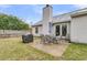 Inviting backyard with a dining set near the house and ample green space at 346 Courtney Round, Summerville, SC 29483
