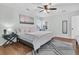 Serene bedroom with a plush bed, hardwood floors, and a calm, neutral color palette at 346 Courtney Round, Summerville, SC 29483