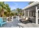 Spacious deck with lounge chairs and privacy, perfect for relaxation at 4006 Hartnett Blvd, Isle of Palms, SC 29451