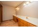 Bathroom with double vanity, providing ample counter space and storage at 406 Mendenhall St, Summerville, SC 29483