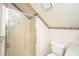 Bathroom with shower stall, toilet, and sink at 406 Mendenhall St, Summerville, SC 29483