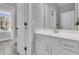 Bathroom featuring white vanity, chrome fixtures, and a tiled floor at 4108 Whiting St, Mount Pleasant, SC 29466
