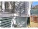 Convenient outdoor shower area near the screened porch and the backyard at 4108 Whiting St, Mount Pleasant, SC 29466