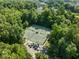 Aerial shot of a well maintained community tennis court at 455 Minim St, Charleston, SC 29414