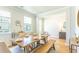 Bright dining room with a wooden table and stylish decor at 509 Yukon Ct, Lincolnville, SC 29485