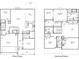 Detailed floor plan showcasing the layout of a modern two-story home at 509 Yukon Ct, Lincolnville, SC 29485