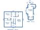 Detailed floor plan showcasing the layout of the home's second floor and FROG at 649 Pawley Rd, Mount Pleasant, SC 29464