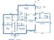 Detailed floor plan showcasing the layout of the home's first floor at 649 Pawley Rd, Mount Pleasant, SC 29464