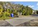 RV hookups and parking area with beautiful surrounding mature landscaping at 649 Pawley Rd, Mount Pleasant, SC 29464