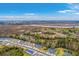 Beautiful aerial view of homes with river and marsh views in a waterfront community at 7803 Park Gate Dr, Charleston, SC 29418