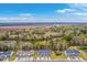 Expansive aerial view displaying a community, river, and wooded areas, highlighting a serene environment at 7803 Park Gate Dr, Charleston, SC 29418