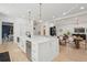 Open concept kitchen with a center island, stainless steel appliances and easy flow to dining area at 873 Tupelo Bay Dr, Mount Pleasant, SC 29464