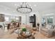 Open-concept living area showcasing seamless flow between kitchen, dining, and living spaces for modern living at 873 Tupelo Bay Dr, Mount Pleasant, SC 29464