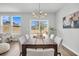 Dining room featuring lots of natural light, a large wooden table and seating for six at 110 Brown Swiss Cir, Summerville, SC 29483