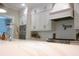 Kitchen featuring stainless appliances, white cabinets, quartz countertops, and tile backsplash at 112 Carpenter St, Summerville, SC 29486