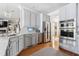 Well-appointed kitchen with stainless steel appliances and custom cabinetry at 1149 Lands End Dr, Hanahan, SC 29410