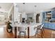 Spacious kitchen with a large island, breakfast bar and stainless steel appliances at 1149 Lands End Dr, Hanahan, SC 29410