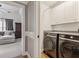 Laundry room with side-by-side washer and dryer hookups, plus storage at 1149 Lands End Dr, Hanahan, SC 29410