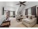 Spacious living room with a comfortable sofa, TV, and neutral tones at 1149 Lands End Dr, Hanahan, SC 29410